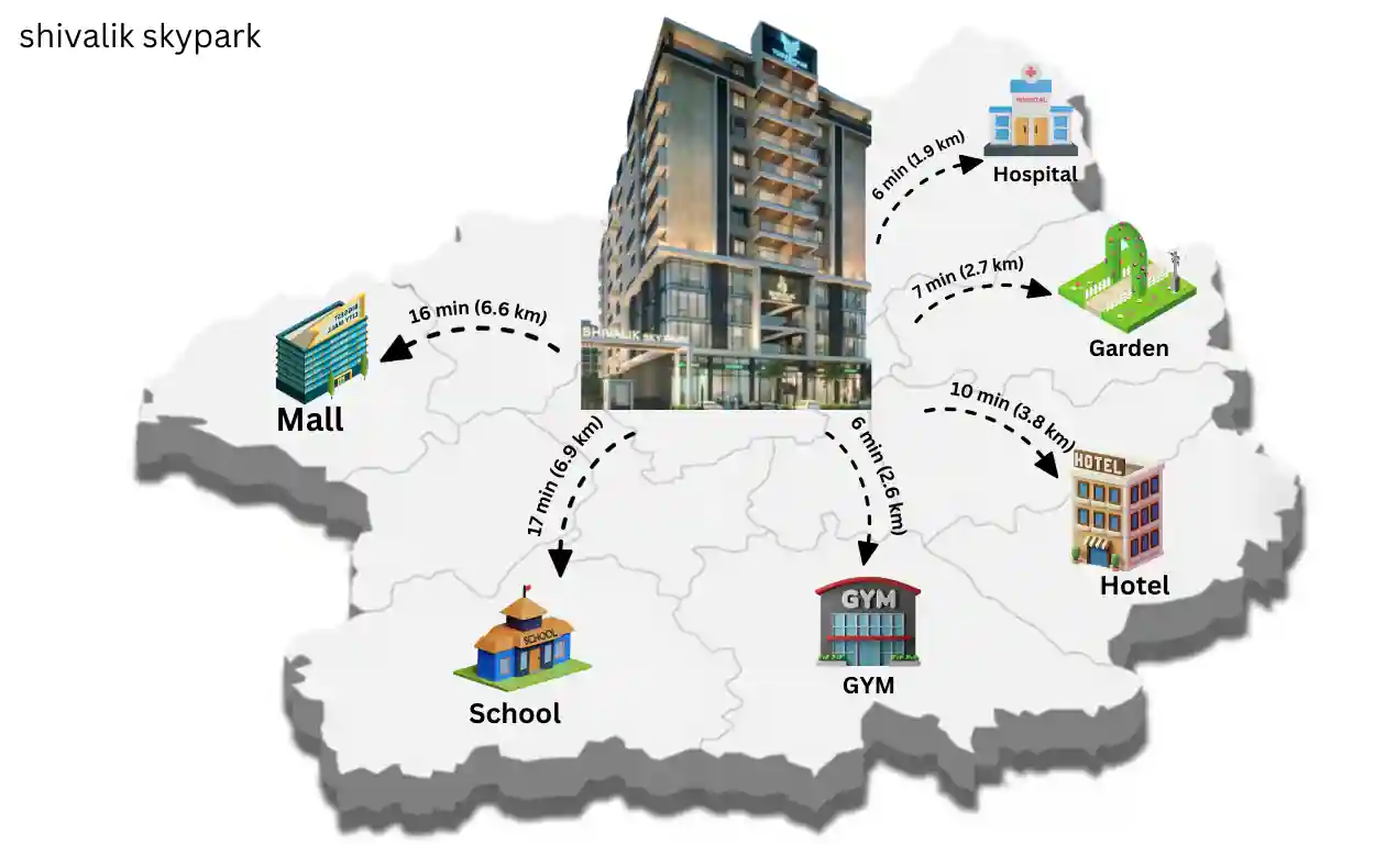 Shivalik Skypark Map